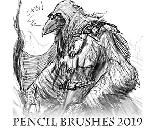 2019 Pencils Brushset - 25 + 1 brushes