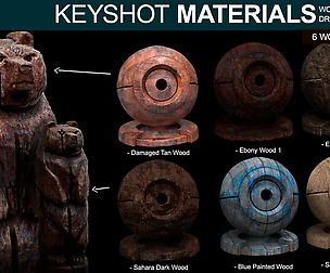 Wood Materials for Keyshot