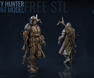 Bounty Hunter 3D Print - FREE