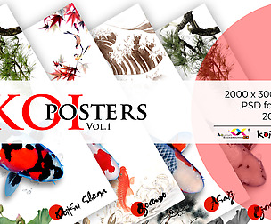 Koi fish poster ( vol.1 )