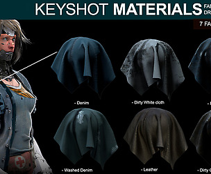 Fabric Materials for Keyshot