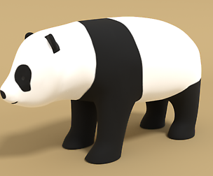 Cartoon Panda Bear