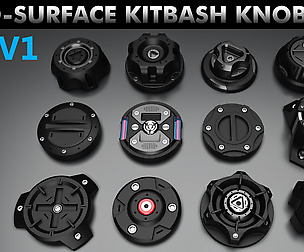 Kitbash Knob Caps V1