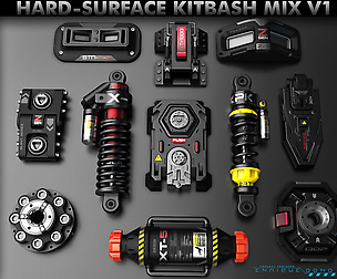 Kitbash Hard-Surface Mix V1