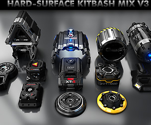 Kitbash Hard-Surface Mix V3