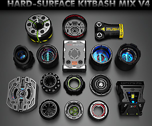 Kitbash Hard-Surface Mix V4