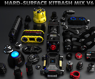 Kitbash Hard-Surface Mix V6