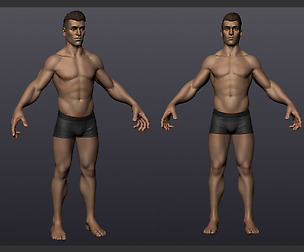 Stylized Male basemesh
