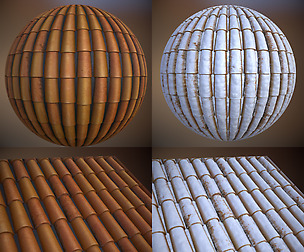 Roof Tiles PBR 4K