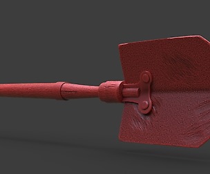 Old Steampunk Shovel 3D Print