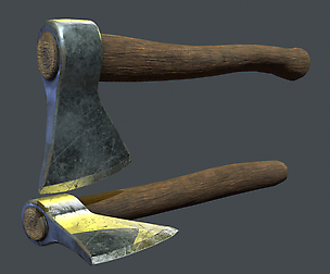 Old Steampunk Axe
