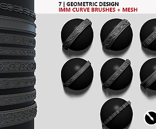 Geometric Design IMM Curve Brushes