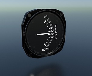 US FLAPS POSITION GAUGE