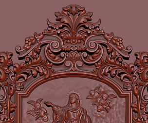 Immaculate Conception 3d Reliefs for cnc routers