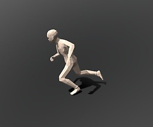 Low Poly Kid Running
