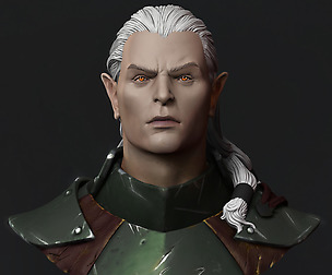 Dark Elf 3D print model