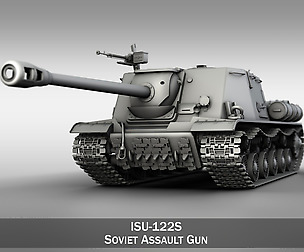 ISU-122S - Soviet heavy self-propelled gun