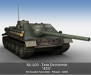 SU-100 - 433 - Soviet Tank Destroyer