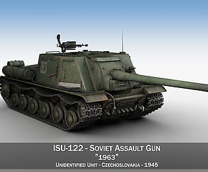 ISU-122 - 1963 - Soviet heavy self-propelled gun