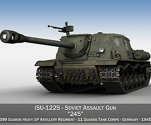 ISU-122S - 245 - Soviet Assault Gun