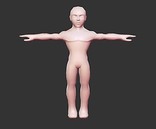 Stylized Male Base Mesh