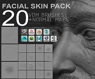 VDM - FULL FACIAL SKIN PACK [20+MAPS]