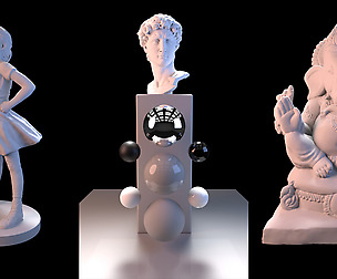 Arnold for Maya 3pt Studio Lighting Scene