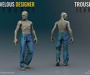 Jeans - Marvelous Designer Resource