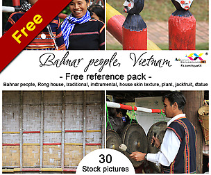 Bahnar people photo free reference pack