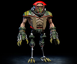 Space Bird 4K Game ready model