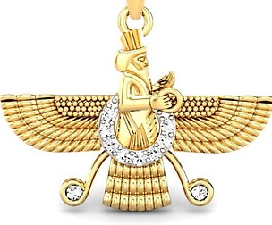 Candere The Zoroastrian Diamond Pendant