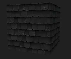 SGS Wood Roof Painted 02 - Substance Material