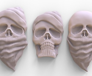 Skull 3D print model