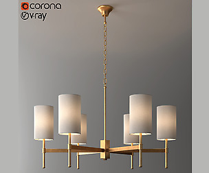 Gold Stem Chandelier
