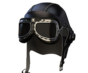 Aviator helmet