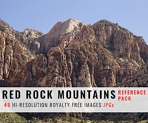 Red Rock Mountains Reference Pack