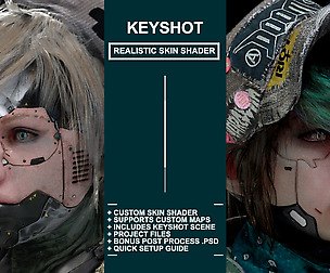 Realistic Skin Shader for Keyshot