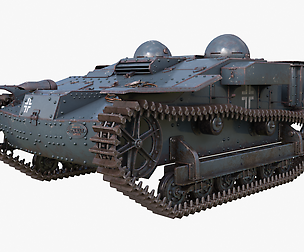 UE Tractor German Mental Ray
