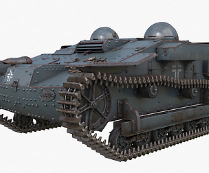 UE Tractor German Vray