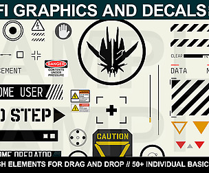 Sci-fi Graphics and Decals
