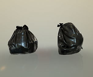 Plastic Garbage Bags - Low Poly