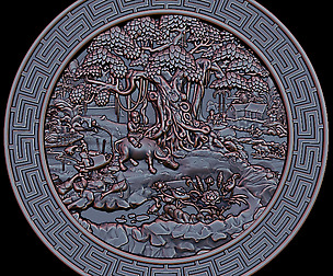Asian country STL Reliefs for CNC machines