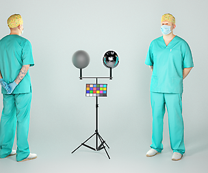 Handsome surgical doctor with a mask 48