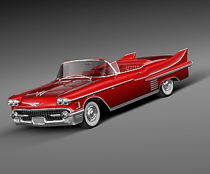 Cadillac deville convertible 1958