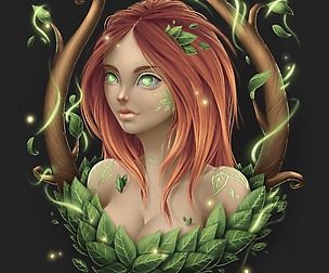 Digital Painting Tutorial - Poison Ivy