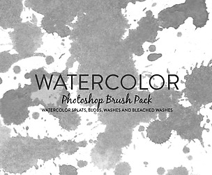 Watercolor Photoshop Brush Pack