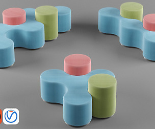 Kids Soft Seating Cluster