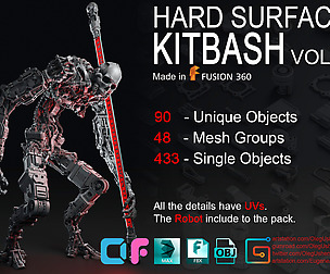 Hard Surface KitBash Vol 2