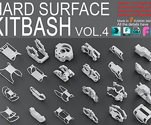 Hard Surface KitBash Vol 4