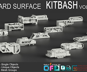 Hard Surface KitBash Vol 5